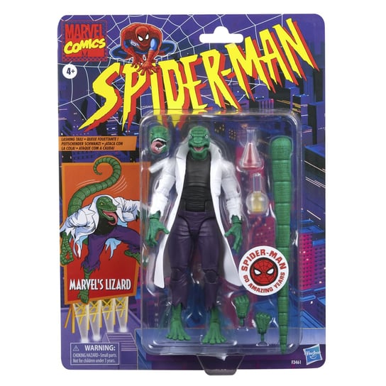 Hasbro, Spiderman, figurka kolekcjonerska Marvel Comics, Marvel's Lizards, 15 cm, F3461 Hasbro