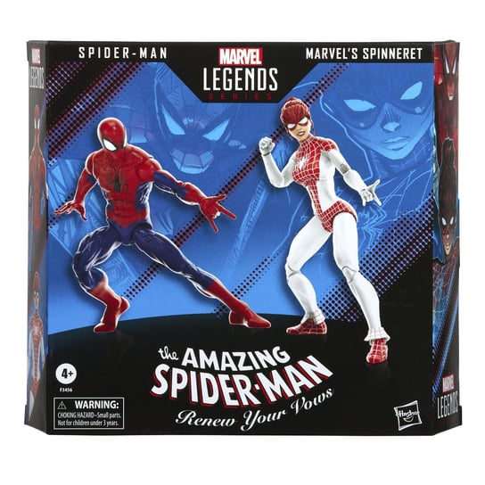Hasbro, Spiderman, figurka kolekcjonerska The Amazing Spider-Man (Renew Your Vows) Spider-Man & Spinneret, 15 cm, F3456 Hasbro