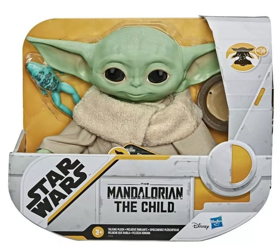 HASBRO Star Wars Baby Yoda Plusz z dźwiękiem i akc Hasbro