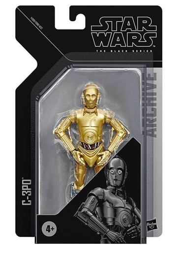 Hasbro, Star Wars Black Series, Figurka kolekcjonerska, 50th Anniversary, C-3PO, 15 cm, F4369 Hasbro