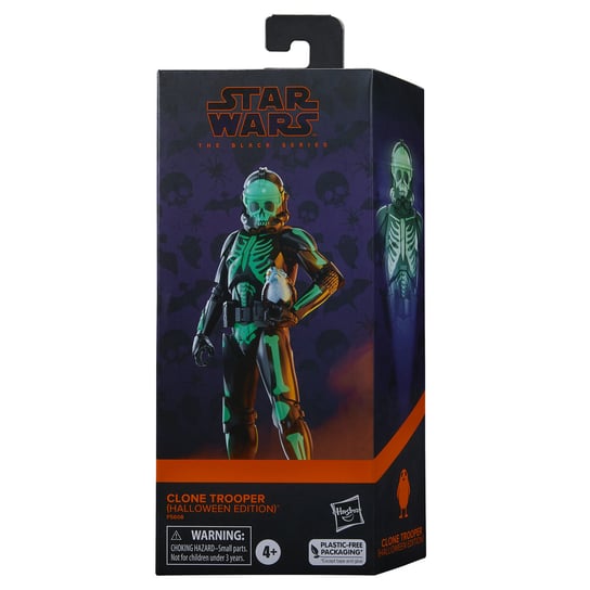 Hasbro, Star Wars Black Series, Figurka kolekcjonerska, The Clone Trooper 187th Battalion (Edycja halloween), 15 cm, F5599 Hasbro