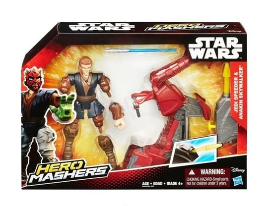Hasbro, Star Wars, figurki Mashers, Jedi Speeder & Anakin Skywalker, B3833 Hasbro