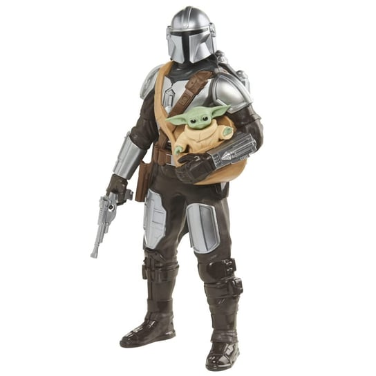 Star Wars - Galactic Action - The Mandalorian & Grogu - Figure elettroniche interattive su scala da 30 cm - Giochi Star Wars per bambini - Età: 4