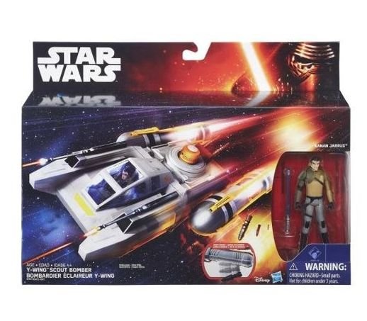 Hasbro, Star Wars, pojazd z figurką Y-Wing Scout Bomber, B9594 Hasbro
