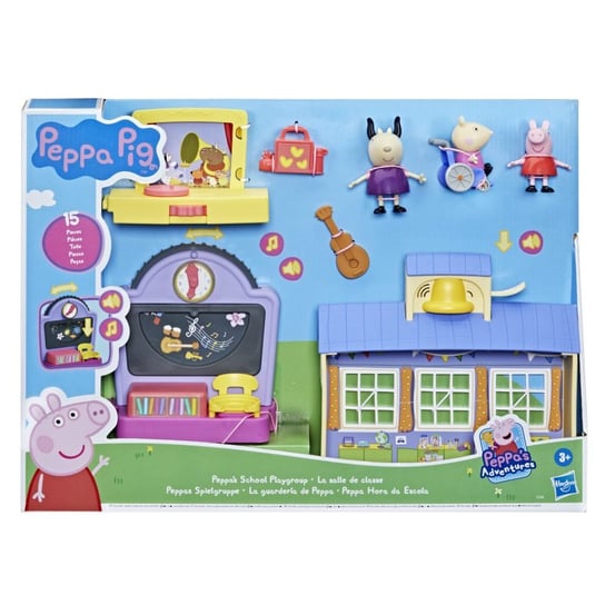 Hasbro, Świnka Peppa, Szkoła Świnki Peppy + 3 figurki, F2166 Hasbro