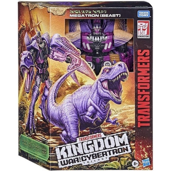 Hasbro, Transformers Kingdom Generations War for Cybertron, figurka kolekcjonerska Megatron Beast, 20 cm, F0698 Hasbro
