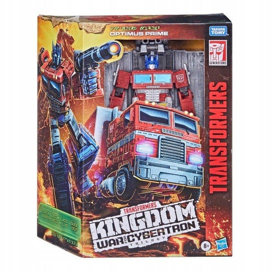 Hasbro, Transformers Kingdom Generations War for Cybertron, figurka kolekcjonerska Optimus Prime, 20 cm, F0699 Hasbro