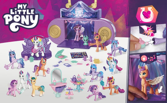 Hasbro, zestaw My Little Pony, zestaw Wielki koncert Kucyków + 3 figuki i akcesoria, F3867 My Little Pony
