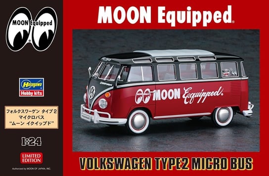 Hasegawa 20524 MOON Equipped Volkswagen Type2 Micro Bus 1/24 HASEGAWA