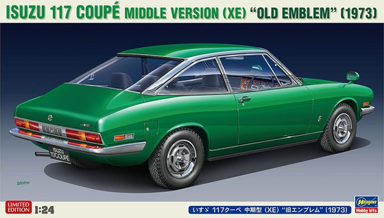 Hasegawa 20674 1/24 Isuzu 117 Coupe Middle (XE) Old Emblem& (1973 ...