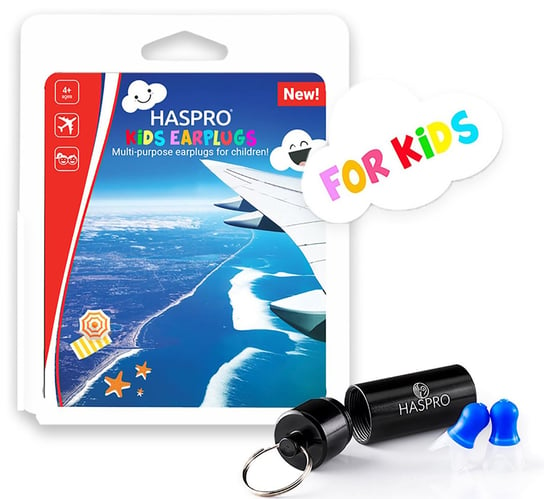 Haspro Kids – Zatyczki Stopery Do Uszu Dla Dzieci Do Samolotu Haspro