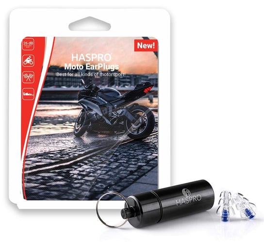 Haspro Moto – Zatyczki Stopery Do Uszu Dla Motocyklistów Na Motor Haspro