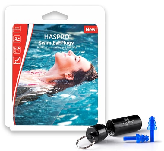 Haspro Swim – Zatyczki Do Uszu Do Pływania, Na Basen Haspro
