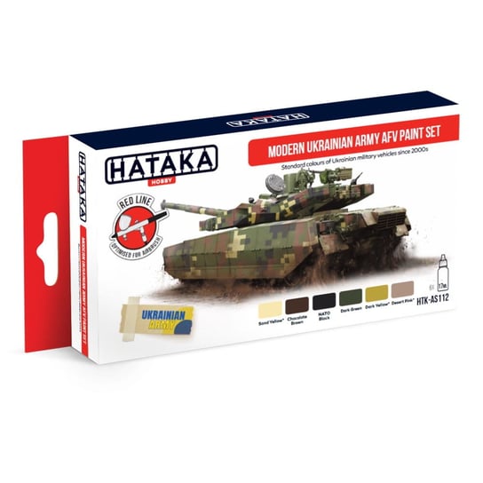 Hataka AS112 Modern Ukrainian Army AFV paint set 17ml Inna marka