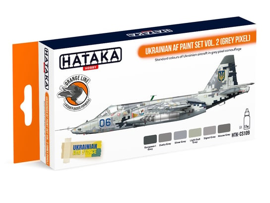 Hataka CS109 Ukrainian AF paint set vol. 2 (Grey Pixel) Hataka Hobby
