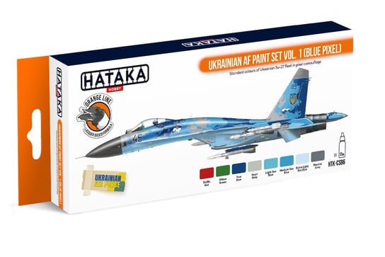 Hataka CS96 Ukrainian AF paint set vol. 1 (Blue Pixel) Hataka Hobby