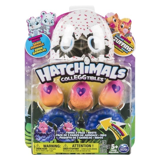Hatchimals, figurki 3 Jajka z bliźniakami Sezon 4 Hatchimals