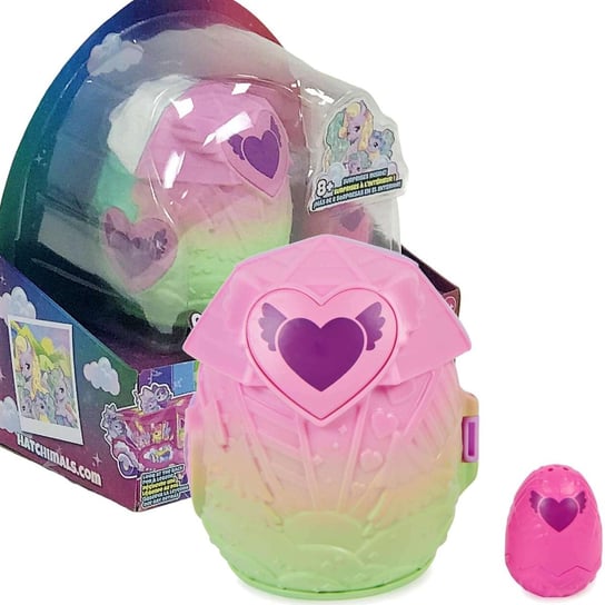 Hatchimals Rainbow-cation duże jajko rodzinny domek zestaw z figurkami Spin Master