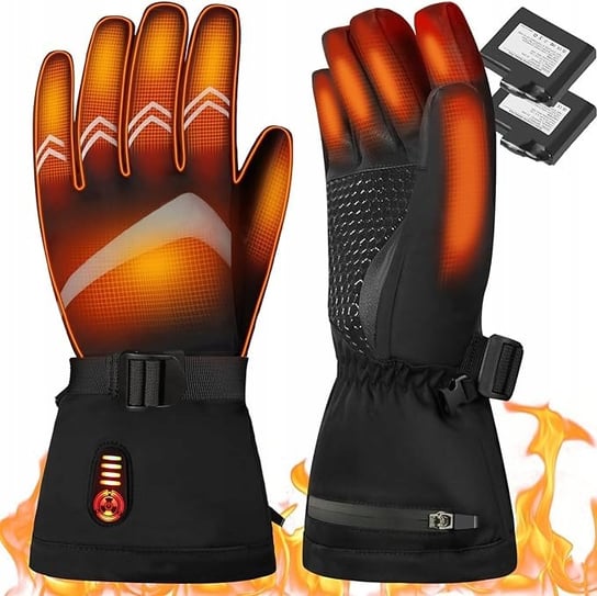 HATMIG Podgrzewane rękawiczki elektryczne, 5 poziomów temperatury, na narty J4