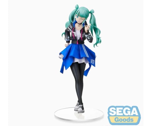 hatsune miku - street sekai miku - figurka spm 21cm Inna marka