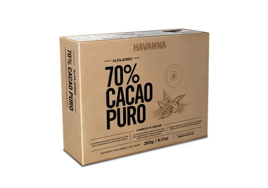 Havanna Alfajores 70% Cacao Puro 4 szt. UN MATE
