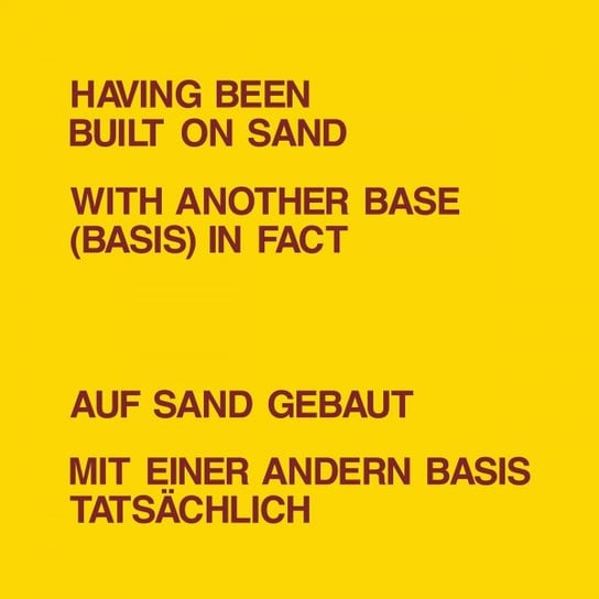 Having Been Built On Sand Various Artists