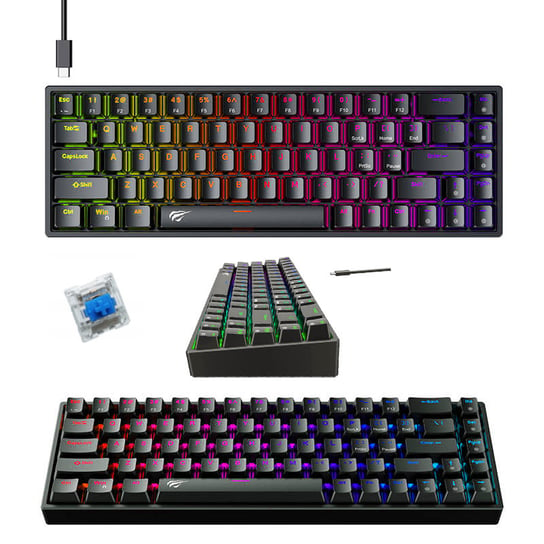 HAVIT KB865L Klawiatura mechaniczna gamingowa RGB Havit