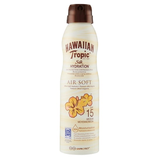 Hawaiian Tropic, Silk Hydration Sun Spray, Spray do opalania SPF15 Hawaiian Tropic