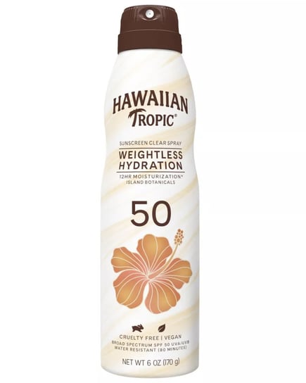 Hawaiian Tropic, Spray Z Filtrem Przeciwsłonecznym Spf 50, 170g Hawaiian Tropic