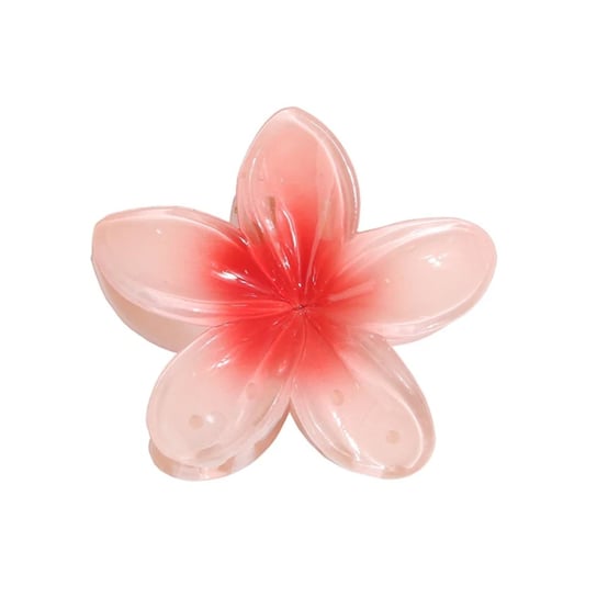 Hawajska klamra do włosów kwiat - koralowy Inna marka