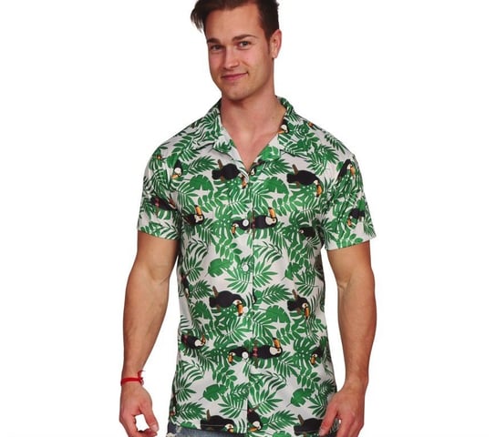 Hawajska koszula w tukany-L/XL Guirca