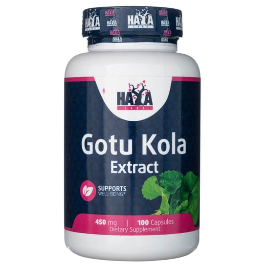 Haya Labs, Gotu Kola 450 mg -  Suplement diety, 100 kaps. Haya Labs