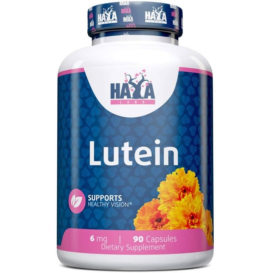 Haya Labs Lutein 6Mg Suplementy diety, 90 kaps. Haya Labs