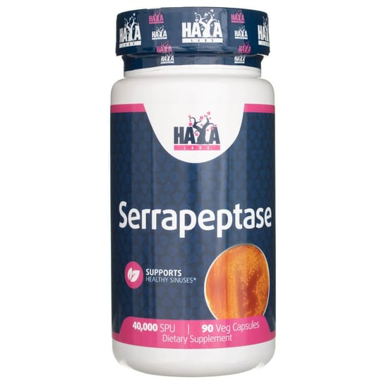 Haya Labs, Serrapeptaza 40000 mg - Suplement diety, 90 kaps. Haya Labs