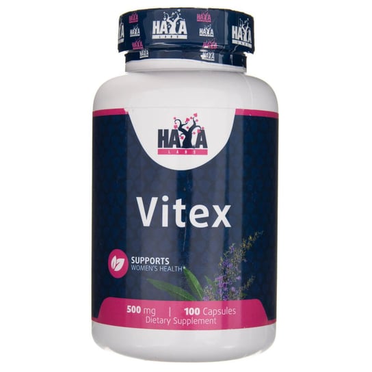 Haya Labs, Vitex 500 mg -  Suplement diety, 100 kaps. Haya Labs