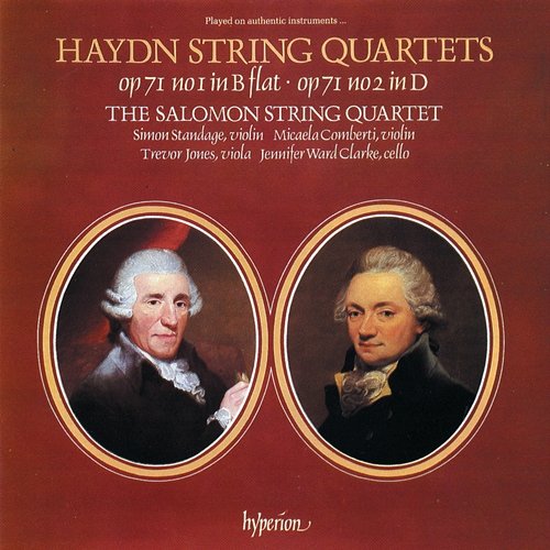Haydn: String Quartets, Op. 71 Nos. 1 & 2 (On Period Instruments) Salomon Quartet