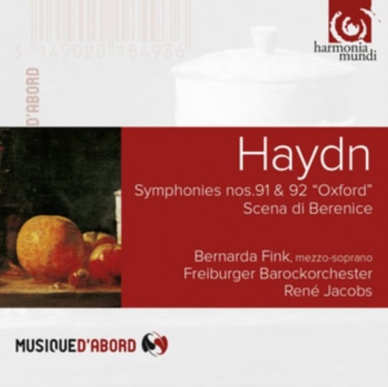 Haydn: Symphonies Nos.91 & 92 Jacobs Rene, Freiburger Barockorchester, Fink Bernarda