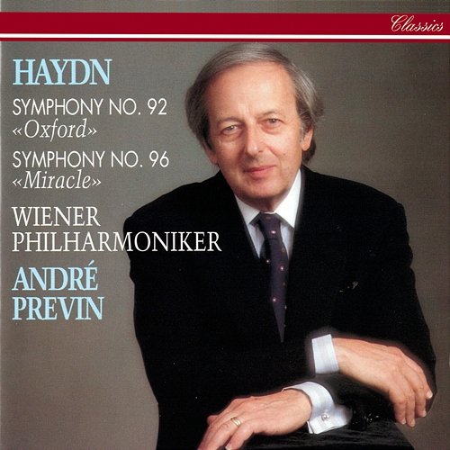 Haydn: Symphonies Nos. 92 & 96 André Previn, Wiener Philharmoniker