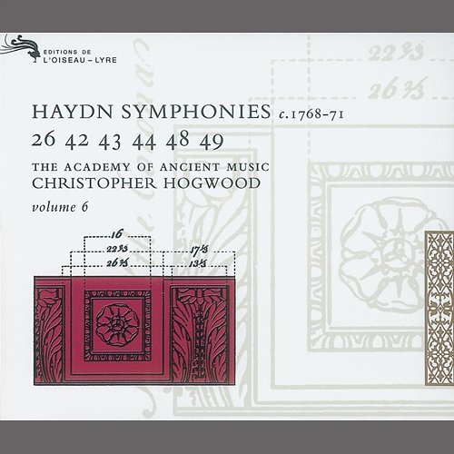 Haydn: Symphonies Vol. 6 Christopher Hogwood, Academy of Ancient Music