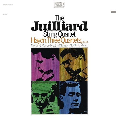 Haydn: Three Quartets, Op. 54 Juilliard String Quartet