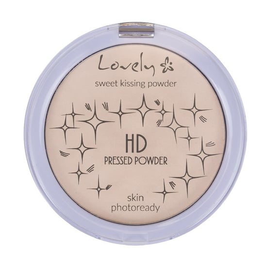 HD Pressed Powder, transparentny matujący puder do twarzy z olejem jojoba, 10 g Lovely