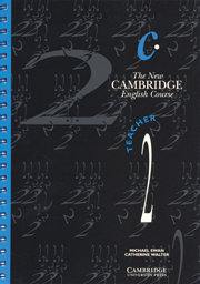 he New Cambridge English Course 2 Teacher's book Swan Michael