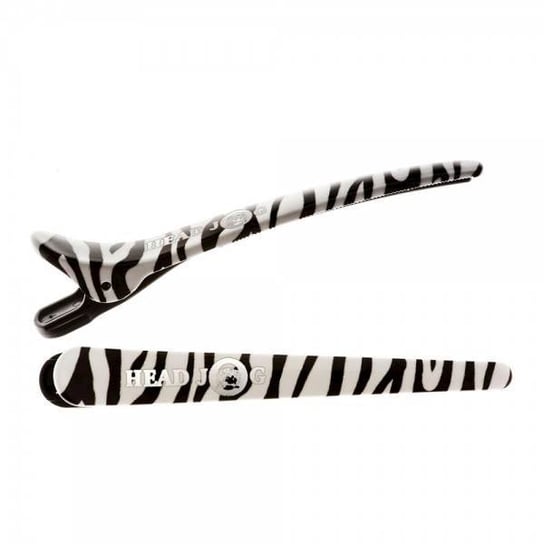 Head Jog Klipsy Klamry Fryzjerskie Zebra 6 szt Hair Tools