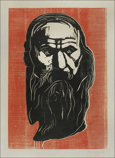 Head of an Old Man with Beard (1902) , Edvard Munc / AAALOE Inna marka
