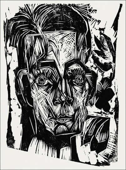 Head of Dr. Robert Binswanger, Ernst Ludwig Kirchner - plakat 20x30 cm Galeria Plakatu