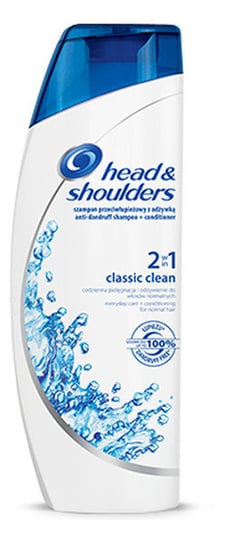 Head & Shoulders, Classic Clean, szampon przeciwłupieżowy z odżywką 2w1, 225 ml Head & Shoulders