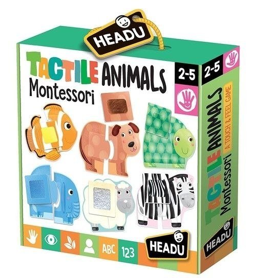 Headu, Montessori, zestaw Zwierzęta Sensoryczne Headu