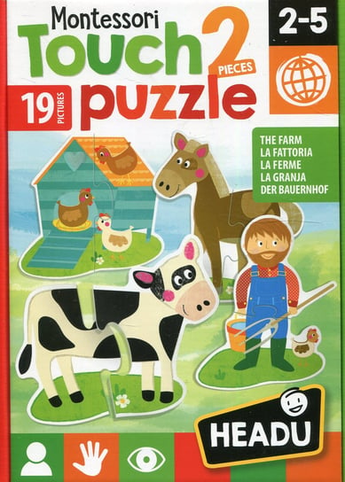 Headu, puzzle, Montessori Farma, 19w1 Headu
