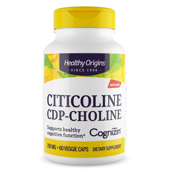 Healthy Origins, Cytykolina CDP-Cholina 250 mg, Suplement diety, 60 kaps. Healthy Origins