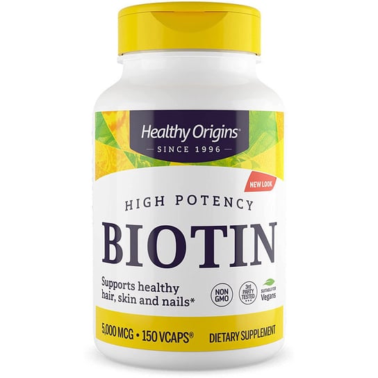 Healthy Origins High Potency Biotin 5,000Mcg 150Vegcaps Healthy Origins